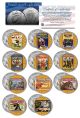 RINGLING BROS. AND BARNUM & BAILEY CIRCUS Colorized JFK Half Dollar U.S. 11-Coin Set