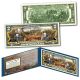 American CIVIL WAR - Battle of Shiloh - Genuine  Legal Tender U.S. Colorized $2 Bill
