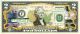 MISSISSIPPI State/Park COLORIZED Legal Tender U.S. $2 Bill with Security Features