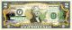 SOUTH CAROLINA State/Park COLORIZED Legal Tender U.S. $2 Bill with Security Features