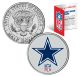DALLAS COWBOYS NFL JFK Kennedy Half Dollar US Colorized Coin - Officially Licensed