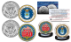 FATHERS DAY 2016 United States Armed Forces Military 2-Coin U.S. JFK Kennedy Half Dollar Set - AIR FORCE