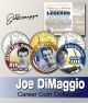 Baseball Legend JOE DiMAGGIO New York Statehood Quarters US Colorized 3-Coin Set - Officially Licensed