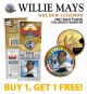 WILLIE MAYS Golden Legends 24K Gold Plated State Quarter US Coin - BUY 1 GET 1 FREE - bogo