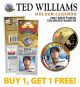 TED WILLIAMS Golden Legends 24K Gold Plated State Quarter US Coin - BUY 1 GET 1 FREE - bogo
