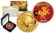 2018 Chinese New Year * YEAR OF THE DOG * 24 Karat Gold Plated $50 American Gold Buffalo Indian Tribute Coin with DELUXE BOX