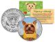 YORKSHIRE TERRIER - Dog - JFK Kennedy Half Dollar U.S. Colorized Coin - Limited Edition
