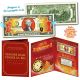2024 Chinese New Year - YEAR OF THE DRAGON - Gold Hologram Legal Tender U.S. $2 BILL in Large Collectors Folio Display