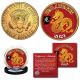 2024 Chinese New Year * YEAR OF THE DRAGON * 24K Gold Plated JFK Kennedy Half Dollar U.S. Coin