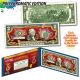 2024 Chinese New Year * YEAR OF THE DRAGON * POLYCHROMATIC 8 COLORIZED DRAGONS Genuine Legal Tender U.S. $2 BILL - $2 Lucky Money with Blue Folio