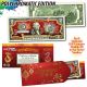 2024 Chinese New Year * YEAR OF THE DRAGON * POLYCHROMATIC 8 COLORIZED DRAGONS Genuine Legal Tender U.S. $2 BILL - $2 Lucky Money with Red Envelope