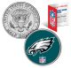 PHILADELPHIA EAGLES NFL JFK Kennedy Half Dollar US Colorized Coin - Officially Licensed