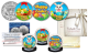 HAPPY EASTER Bunny / Eggs / Holiday JFK Kennedy Half Dollars U.S. 3-Coin Set with COA