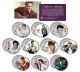 ELVIS PRESLEY - MOVIES - Colorized JFK Kennedy Half Dollar U.S. 10-Coin Set - Officially Licensed