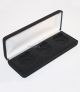 Black Felt COIN DISPLAY GIFT METAL DELUXE PLUSH BOX holds 3-Half Dollars U.S.