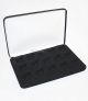 Black Felt COIN DISPLAY GIFT METAL PLUSH BOX holds 15-Quarters or Presidential $1 or Sacagawea Dollars 