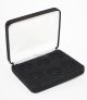 Lot of 20 Black Felt COIN GIFT METAL BOX holds 6-Quarters or Presidential $1 or Sacagawea Dollars 