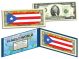 PUERTO RICO - Official Flags of the World Genuine Legal Tender U.S. $2 Two-Dollar Bill Currency Bank Note