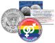 GAY PRIDE Marriage Equality Colorized 2015 JFK Half Dollar U.S. Coin LESBIAN Wedding 6/26/2015