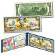 HAPPY BIRTHDAY Keepsake Gift Colorized $2 Bill U.S. Genuine Legal Tender with Folio