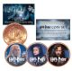 Harry Potter DEATHLY HALLOWS Colorized British Halfpenny 3-Coin Set (Set 5 of 6) - Officially Licensed