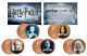 Harry Potter VILLAINS Great Britain UK Genuine Legal Tender 5-Coin Set - Officially Licensed