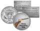 HENRY REPEATING RIFLE Gun Firearm JFK Kennedy Half Dollar US Colorized Coin