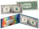 DAZZLING SILVER CLOUDS HOLOGRAM Legal Tender US $1 Bill Currency - Limited Edition