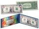 AMERICAN FLAG HOLOGRAM Genuine Legal Tender $1 US BILL with Display & Certificate