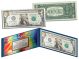 GOLD DIAMOND CRACKLE HOLOGRAM Legal Tender US $1 Bill Currency - Limited Edition