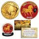 2026 Chinese New Year * YEAR OF THE HORSE * 24 Karat Gold Plated $50 American Gold Buffalo Indian Tribute Coin