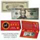 STAR NOTE 2026 CNY Year of the HORSE Lucky Money U.S. $20 Bill w/ Red Folder
