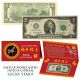 STAR NOTE 2026 CNY Year of the HORSE Lucky Money U.S. $2 Bill w/ Red Folder