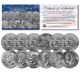 EISENHOWER IKE DOLLARS 6-COIN SET Complete Set of all 6 Years 1971-1978 with COA