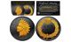 Black RUTHENIUM Original INDIAN HEAD Cent Pennies U.S. Genuine Legal Tender Coin with 2-Sided 24KT Gold Clad Highlights on Obverse and Reverse