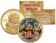 SACAGAWEA - Famous Native Americans - Sacagawea Dollar Colorized US Coin - LEWIS AND CLARK EXPEDITION Indians