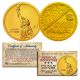 American Innovation Statehood $1 Dollar Coin - 2018 1st Release 24K GOLD Plated