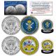 ARMY & USA INTELLIGENCE Branch JFK Half Dollar Armed Forces Military 2-Coin U.S. Set