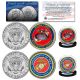 MARINES & USMC INTELLIGENCE Branch JFK Half Dollar Armed Forces Military 2-Coin U.S. Set
