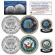 NAVY & USN INTELLIGENCE Branch JFK Half Dollar Armed Forces Military 2-Coin U.S. Set