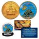 IWO JIMA - US Marines - 24K Gold Plated 1976 Bicentennial JFK Half Dollar US Coin