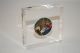 JESUS NATIVITY American Silver Eagle Colorized Coin Lucite Paperweight Square