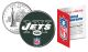 NEW YORK JETS NFL New York US Statehood Quarter Colorized Coin  - Officially Licensed