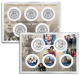 PRESIDENT * Life & Times * JOHN F. KENNEDY JFK100 Centennial Celebration 2017 Official Kennedy Half Dollar 5-Coin Set with 4x6 Lens Display
