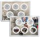 PRESIDENT * Assassination * JOHN F. KENNEDY JFK100 Centennial Celebration 2017 Official Kennedy Half Dollar 5-Coin Set with 4x6 Lens Display 
