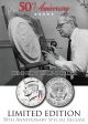 50th Anniversary - SPECIAL 50 YEARS LOGO - 2014 JFK Kennedy Half Dollar US Coin (P)