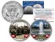 World War II D-DAY & WWII Memorial - Anniversary - JFK Kennedy Half Dollar Colorized 2-Coin Set