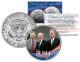 BUSH FAMILY - George HW W & Jeb - Colorized JFK Kennedy Half Dollar U.S. Coin