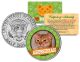 ABBYSSINIAN Cat JFK Kennedy Half Dollar U.S. Colorized Coin
