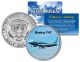 BOEING 747 - Airplane Series - JFK Kennedy Half Dollar U.S. Colorized Coin